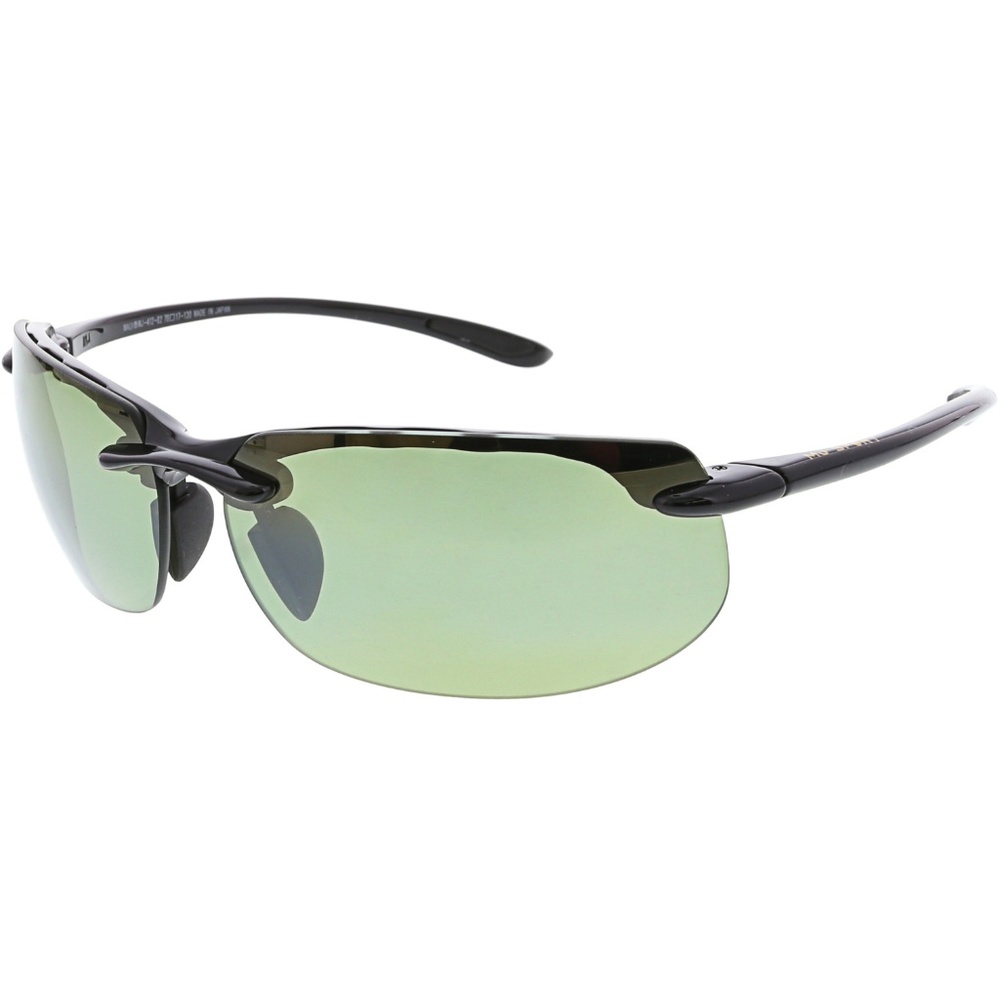 Maui Jim Men's Banyans  Black Semi-Rimless